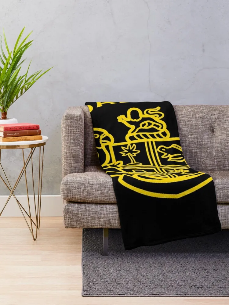 El Salvador Coat of Arms Throw Blanket Sofa Soft for sofa Blankets