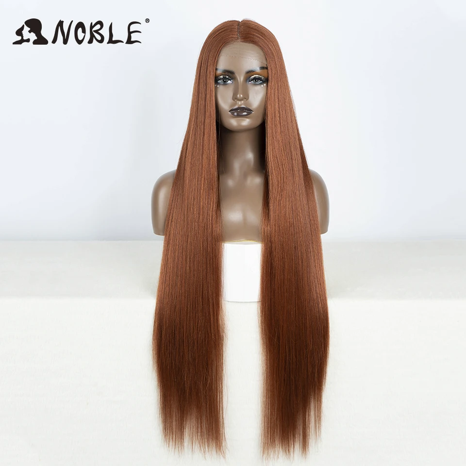 Noble Cosplay Wigs For Black Women Long Straight Synthetic Lace Wig 38 Inch Pink Ombre Blonde Wig Blonde Wig Synthetic Lace Wig