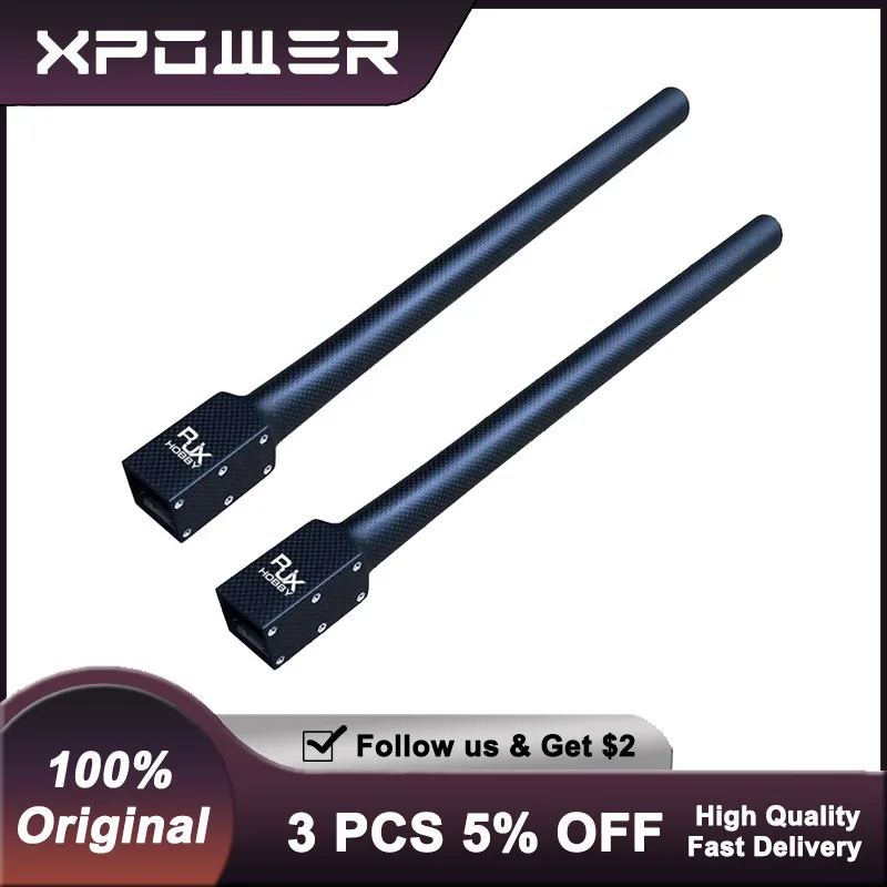 30 mm quadratischer auf Carbon-Rundrohr-Adapter, passend für DIY-Drohnen-Roboterrahmen, kundenspezifische Bau-Hybrid-Armverbindungs-Hardware RJX