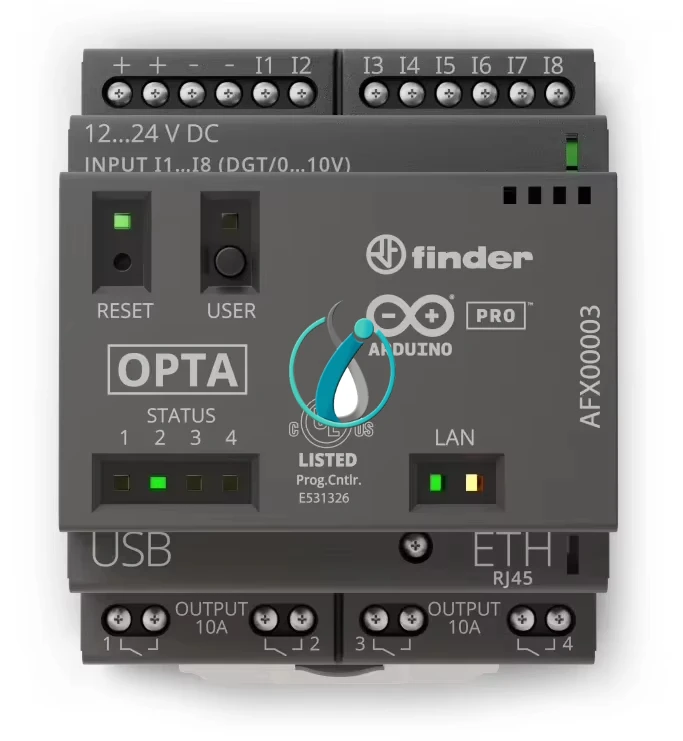 

new product Arduino Opta Lite AFX00003 Micro Programmable PLC Industrial Internet of Things Ethernet