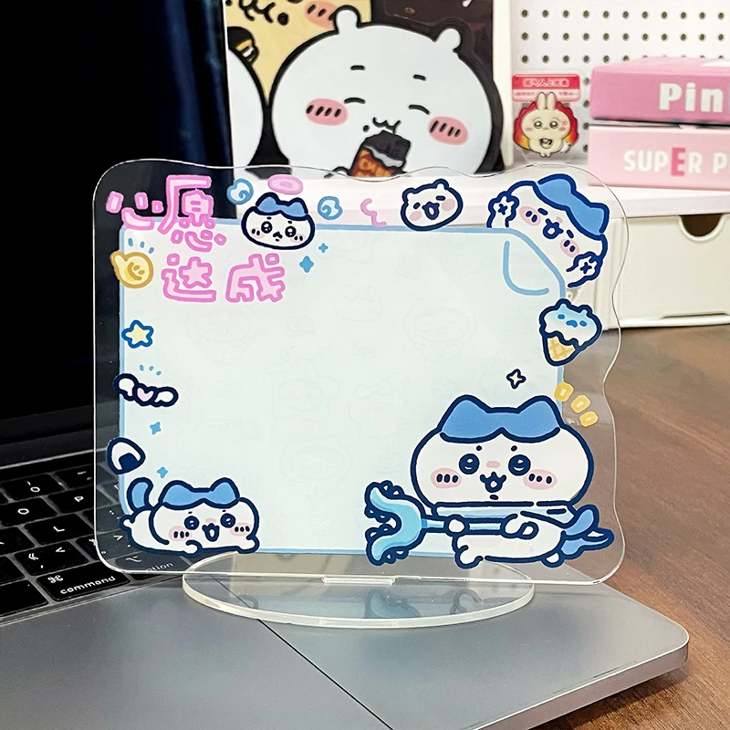 chiikawa PVC message board uitwisbaar notitieblok desktop ornament memo decoratief bord anime figuur