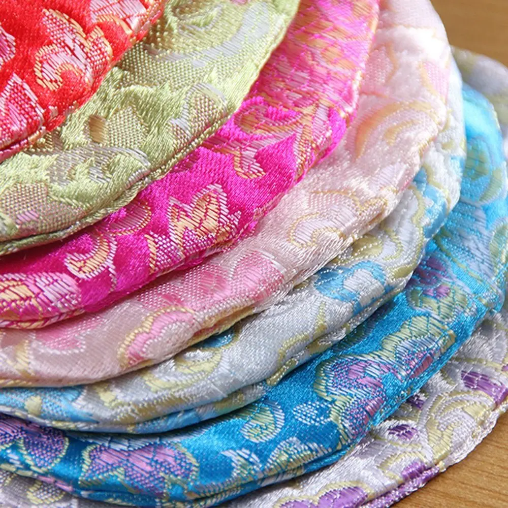 الأزهار التطريز زهرة الرباط حقيبة مجوهرات التعبئة حقيبة مطرز قماش زهرة حقيبة يد كيس الحلوى Hanfu حقيبة المعصم