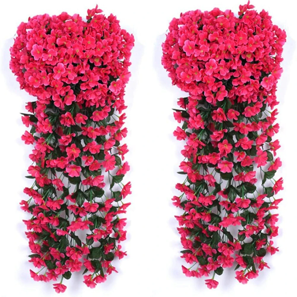

80cm Artificial Hanging Flowers Flexible Design Faux Flowers For Decor Elegant Home Decor Generous Length 80cm
