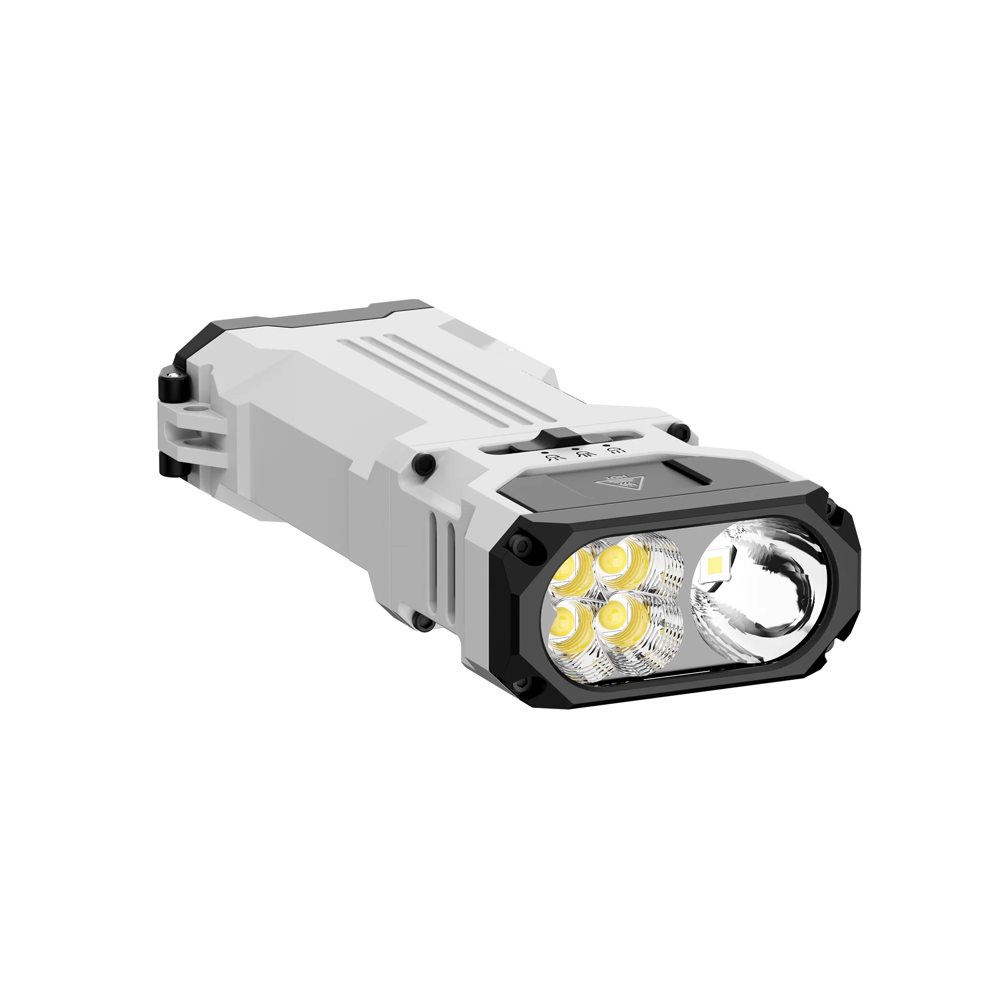 WUBEN X1Pro Rechargeable Flashlight 12300 lumens, EDC Flat Shape with Floodlight Strobe Modes, IP65 Waterproof With Battery