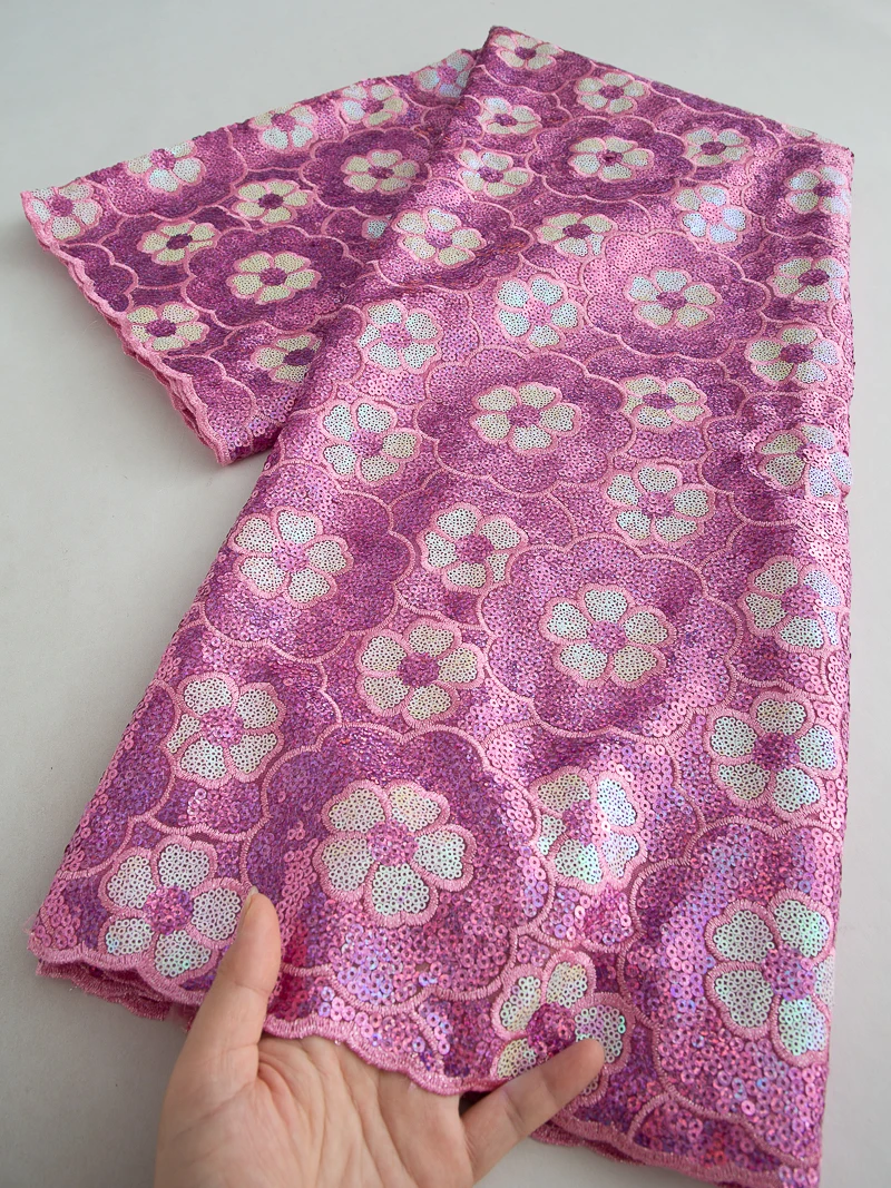 

2025 Высококачественная африканская бархатная кружевная ткань, свадебное кружевное платье, нигерийская французская бархатная кружевная ткань для шитья, женская вечеринка TY4589