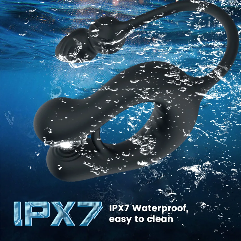 Wireless APP Penis Cock Ring Vibrator Sex Toy For Men Couple Anal Butt Plug Male Prostate Massage Clit Stimulator Adult Supplies - view 5