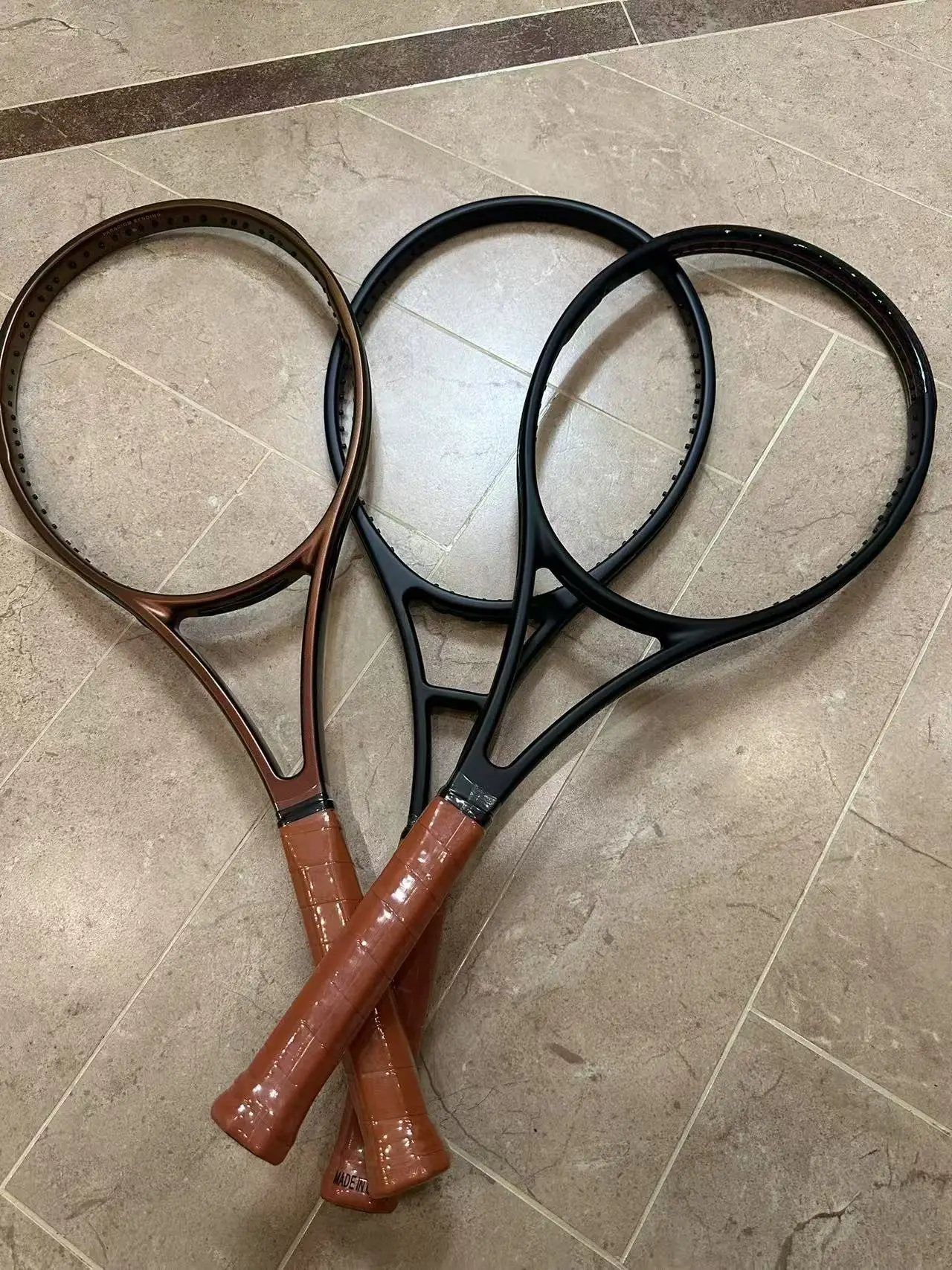 أحدث مضرب تنس من ألياف الكربون للرسومات والشعار المخصصة من STLF #2