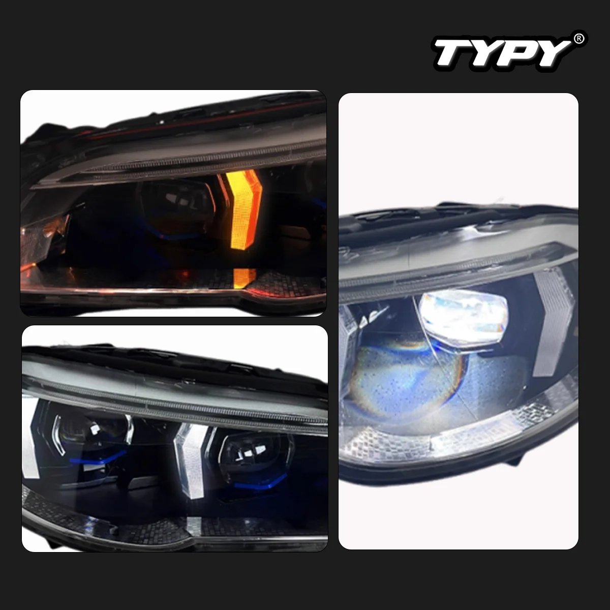 

TYPY Dynamic Signal Head Lamp Automotive Accessories Upgrade Modified New LED For BMW5 Series F10 F18 Headlight 2011-2017