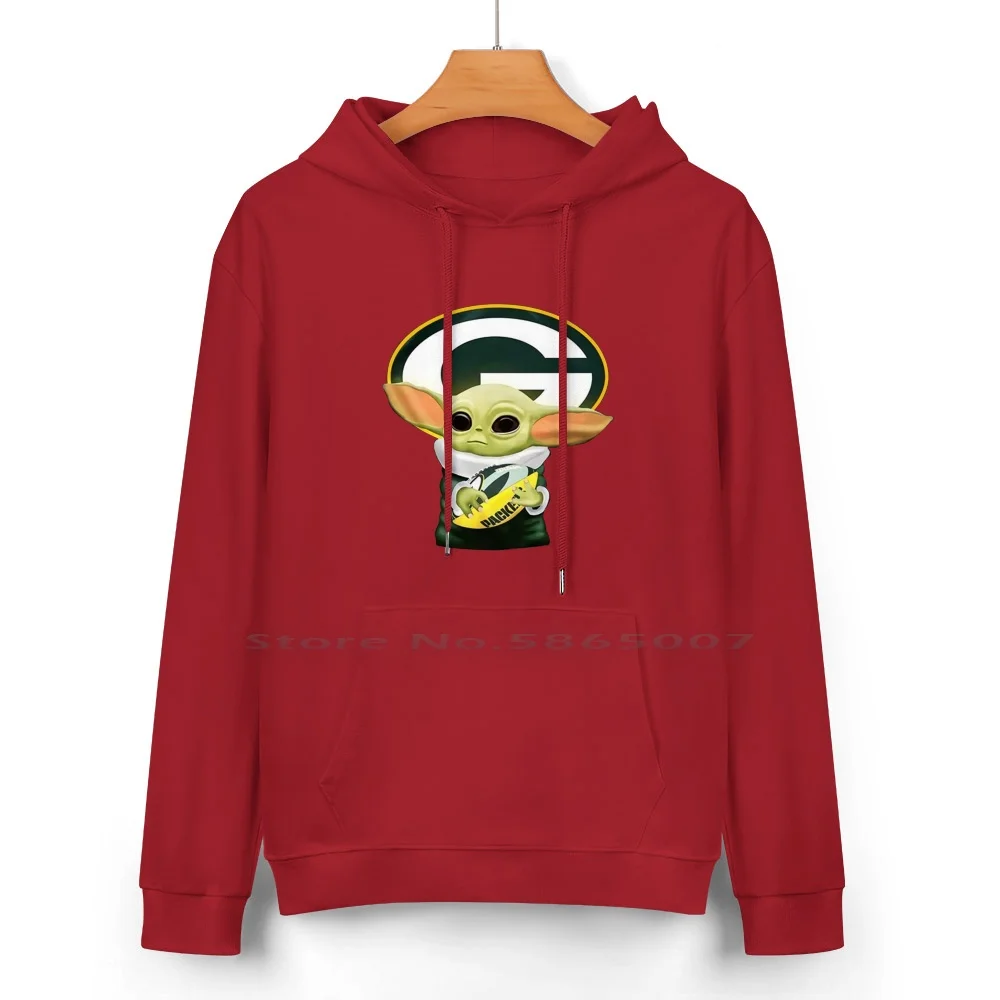 B?b? Y?d? Hug Green Bay Packer Pure Cotton Hoodie Sweater 24 Colors B?b? Y?d? Hug Green Bay Packer 100% Cotton Hooded