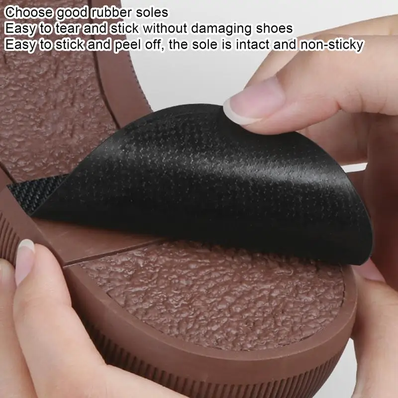 Anti-Slip Shoe Tape Rubber Shoe Bottom Strips Adhesive Shoe Bottom Strips Tailorable Shoe Grip Sticker Wear-Resistant For