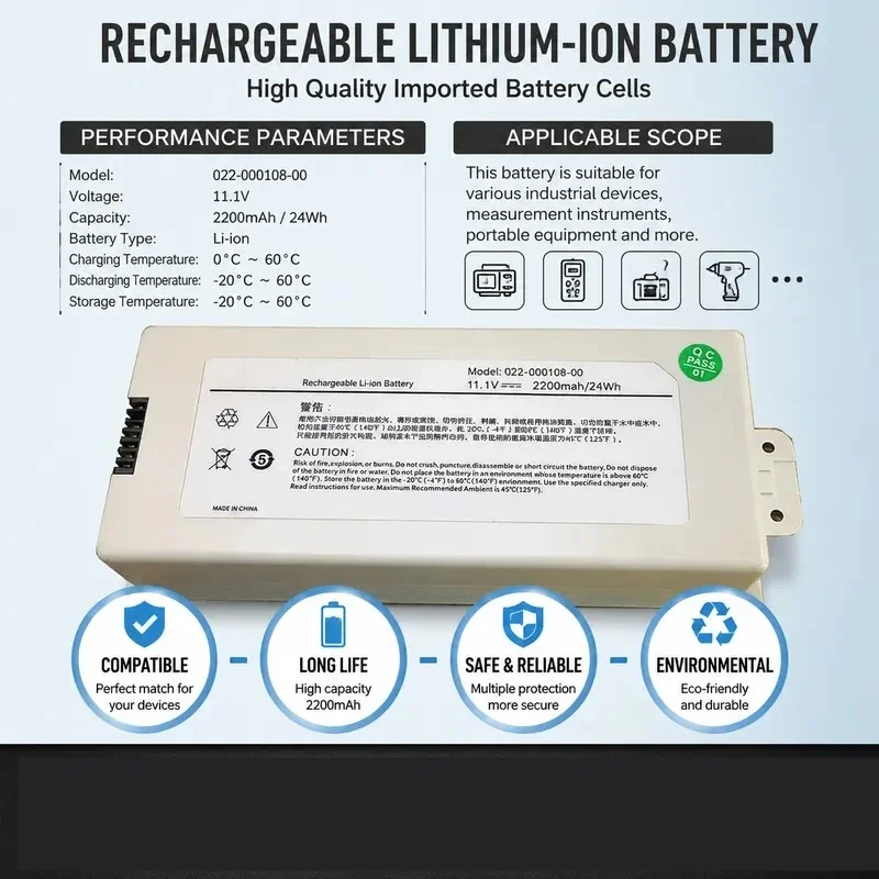 [New] [022-000108-00] for COMEN NC8A Replacement Battery Device Long Lasting Power Supply