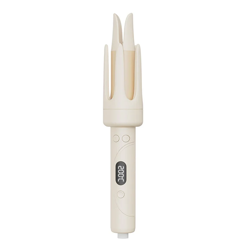 

Professional Ceramic Hair Curler Wand Long Barrel Portable Electric Automatic Fast-Curling Iron LED Display for Household Use