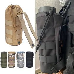 Tactical Molle Water Bottle Bag Pouch Holder Outdoor Travel Camping Hiking Cycling Fishing Hunting Water Bottle Kettle Carrier