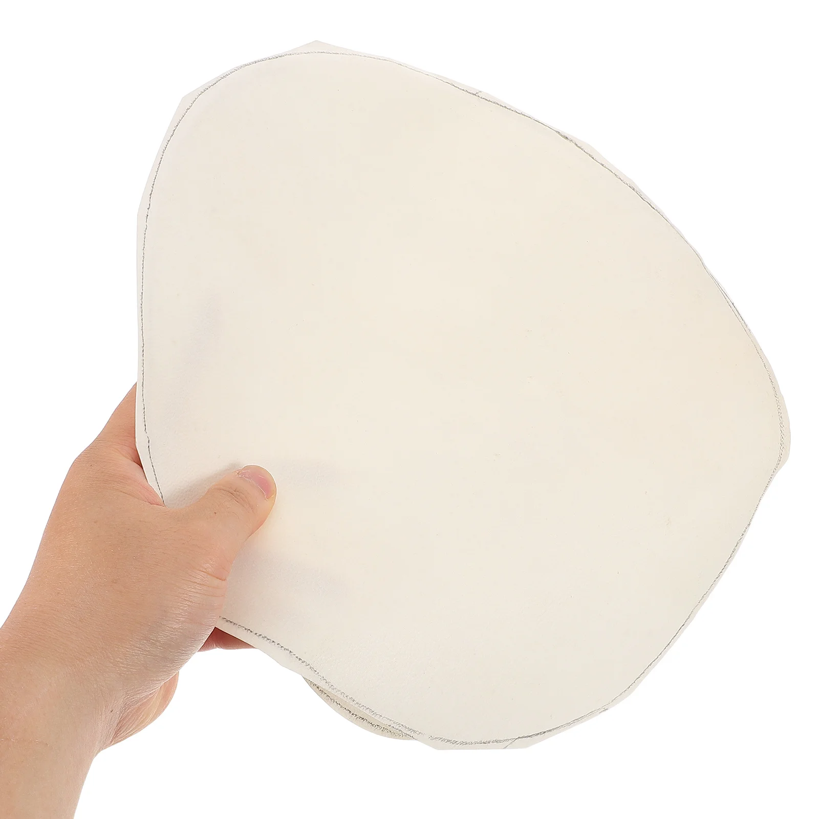 Cabezal de tambor de 30Cm, repuesto de piel de cabra para Djembe Doumbek Bodhran, cubierta de percusión redonda y plana, reparación de cuero crudo Natural, 2 uds.