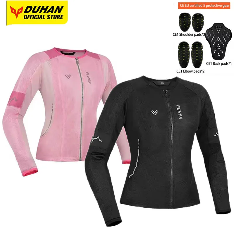 

Breathable Motorcycle Armor Jacket For Women Anti Fall Motorcycle Soft Armor Summer Motorbike Riding Protective Jacket