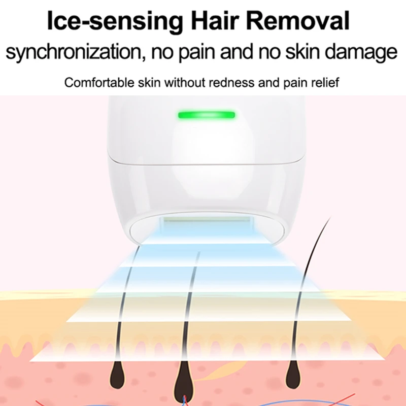 Lescolton IPL Hair Removal Device Permanent Laser Epilator ICE Cooling Photorejuvenation Depilador for Home Face Bikini Trimmer