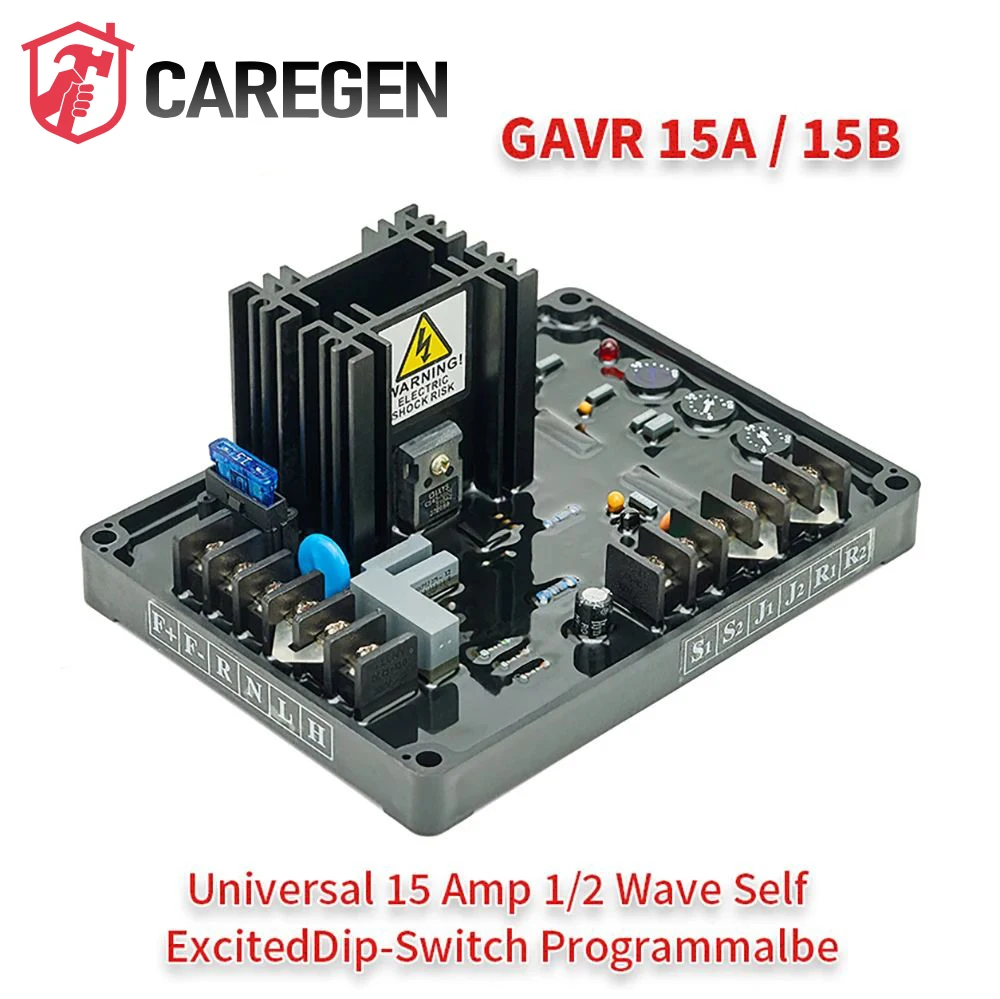 

GAVR 15B iesel Generator alternator parts Automatic Voltage Regulator big power ac universal brushless phase stabilizer AVR