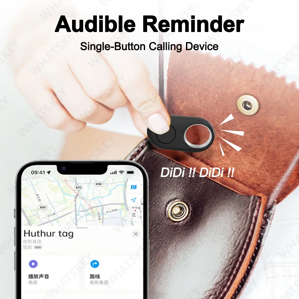جهاز تعقب GPS بلوتوث لأجهزة Android يعمل مع Google Find My App Key Finder Pet Smart Tag لـ Xiaomi Samsung Motorola