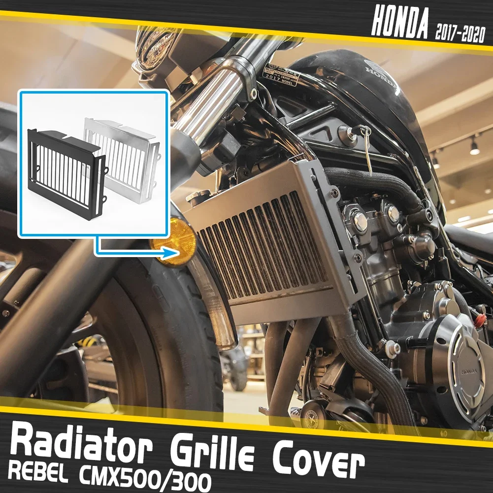 

Motorcycle Radiator Grille Water Tank Protector for Honda Rebel CMX500 CL300 CL500 2017-2023 Cooling System Guard Mesh Cover