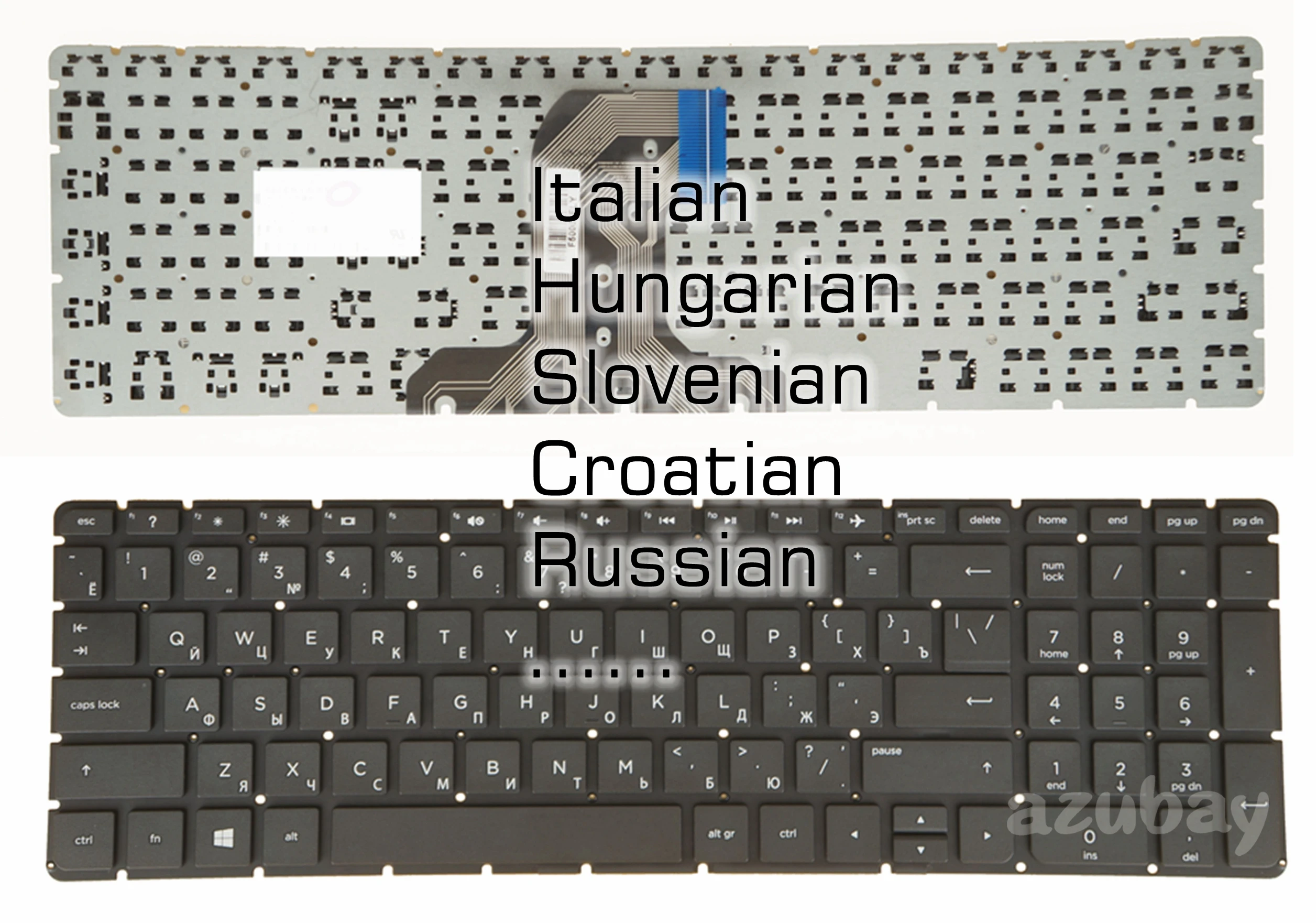 Italian Hungarian Slovenian Russian Keyboard For HP Home 15-bn000 15g-ad000 15q-aj000 15t-ac000 15t-ac100 15t-ay000 15t-ay100