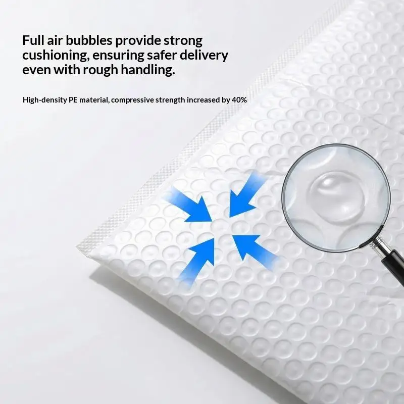 20PCS Self-Sealing Bubble Envelopes Waterproof Padded Mailers for Small Business Shipping Packaging