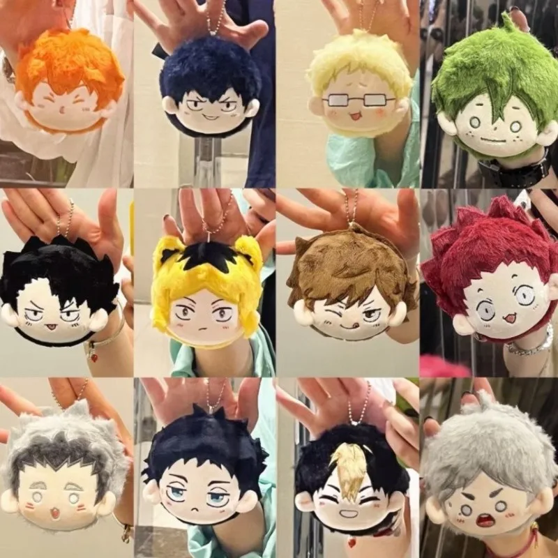 Плюшевые игрушки-подвески Haikyuu 10 см: Хината Шойо, Кагеяма Тобио, Сугавара Коуши, Ю Нисиноя — подарок на день рождения в стиле аниме