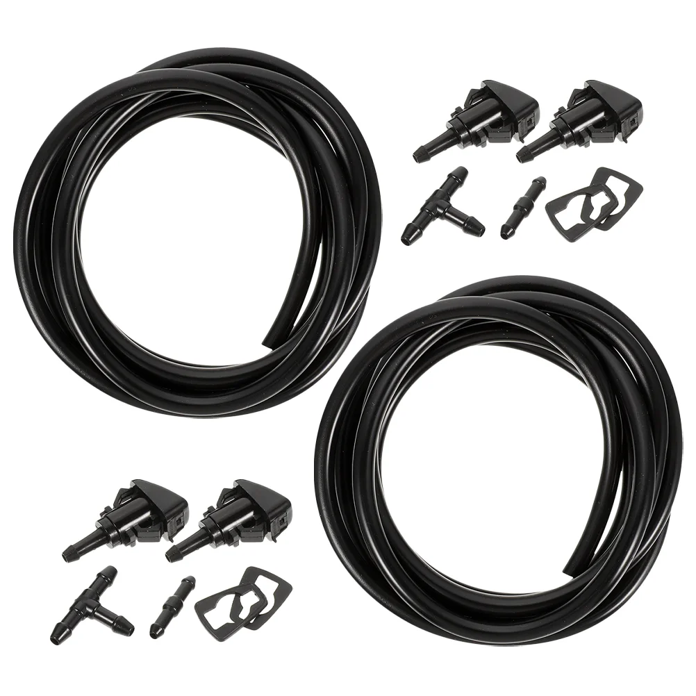 

2 Pcs Clean Hose Washer Tube Replacement High Pressure Windscreen Fittings Rubber Car Wiper