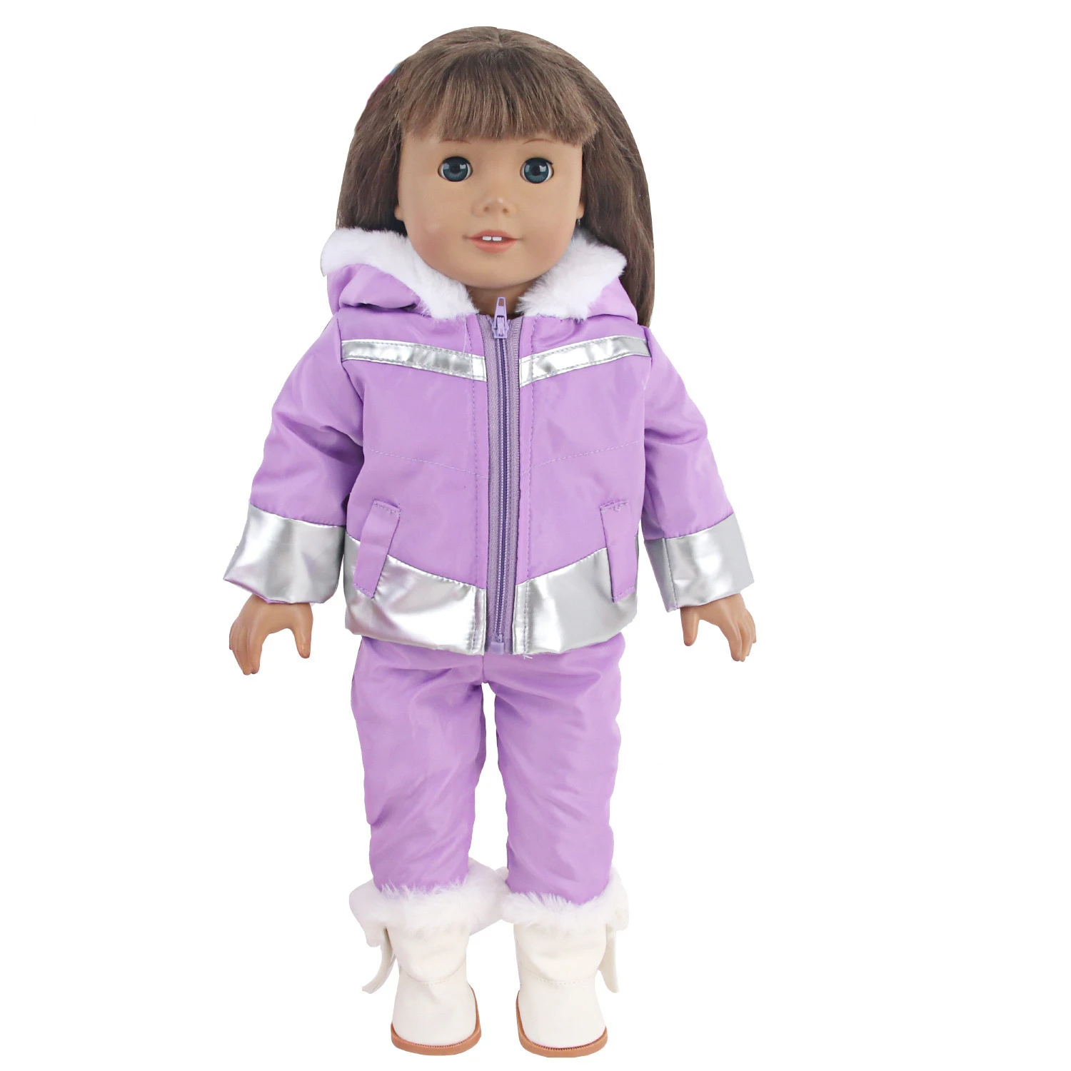 Doll Accessory 18inch American Girl Doll Winter Clothes Cotton Coat Down Jacket Set Our Generation Girls