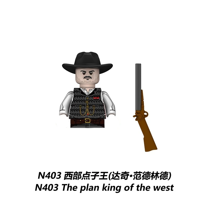 Decoration RDR2 Game Character Mini Action Model Figures Doll Western Cowboy Police Cartoon