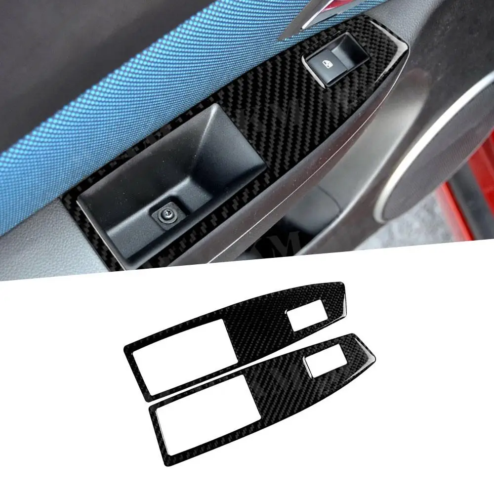 

Carbon Fiber Window Lifter Switch Button Decoration Panel Cover Trim Sticker For Chevrolet Cruze 2009-2015 Car Decoration