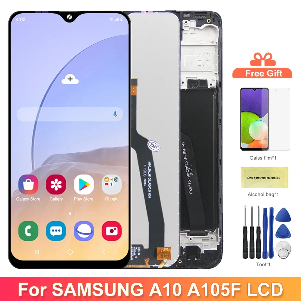 100% Tested A10 Display Screen for Samsung Galaxy A10 SM-A105F/DS A105FN/DS A105M/DS Lcd Dispaly Touch Screen Digitizers for M10