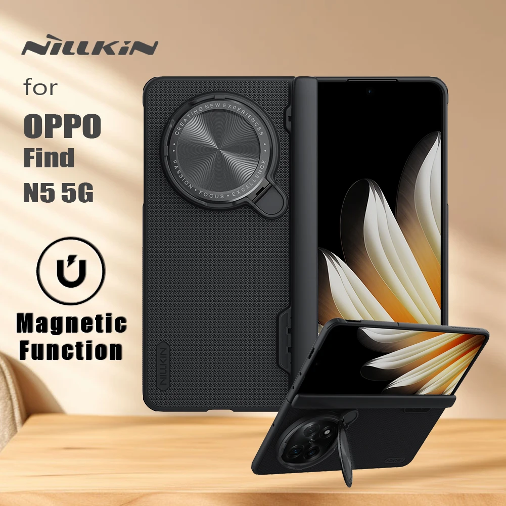 For OPPO Find N5 5G Fold Case Nillkin Magnetic Super Frosted Shield Prop Shockproof Matte Cover Protecion