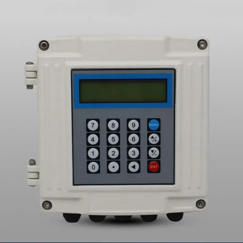 Ultrasonic flowmeter liquid water pipeline wall-mounted external clip-on portable handheld separator