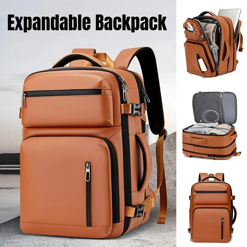 Laptop Backpack 15.6 Inch Expandable Waterproof Large Capacity Travel Commuter Business Casual Bag