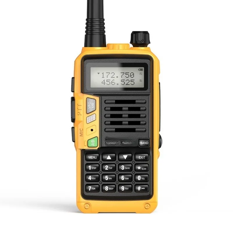 Walkie-talkie double-segment outdoor high-power handset