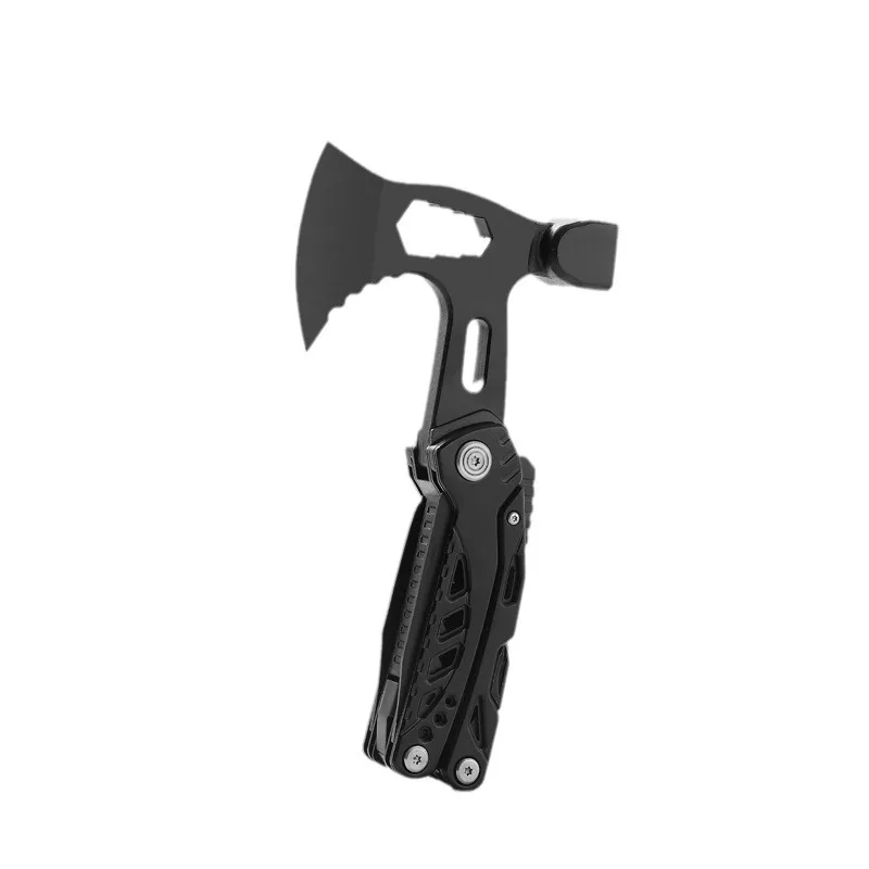 Camping multifunctional small knife tactical pliers multifunctional axe hammer tactical hand axe multifunctional pliers view 5