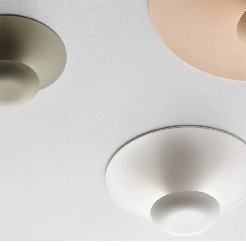 Scandinavische minimalistische slaapkamer plafondlamp ontwerper creatieve hal studeerkamer kinderkamer LED ronde plafondlamp