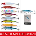 8PCS 11CM 13.5G