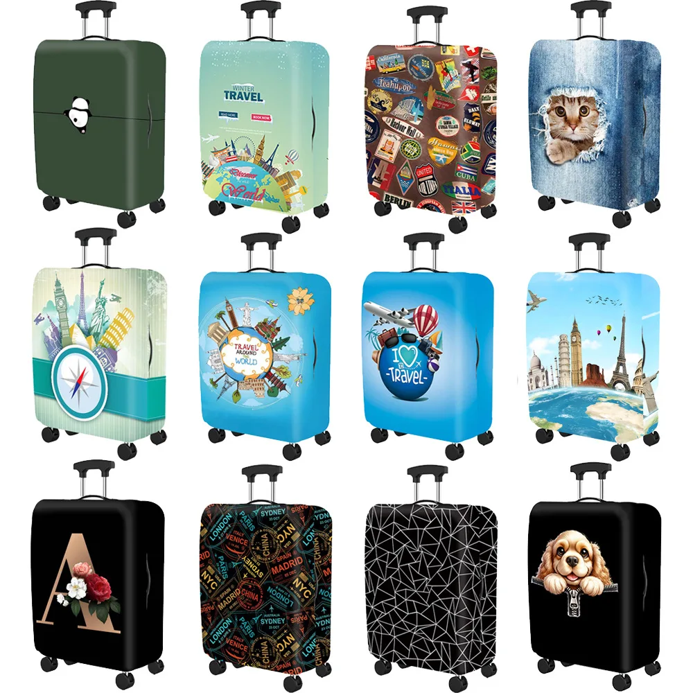 

Fast Shipping Luggage Cover Suitcase Cover Stretch Luggage Protector Baggage Dust Case Covers For 18-32 Inch Suitcase Travel