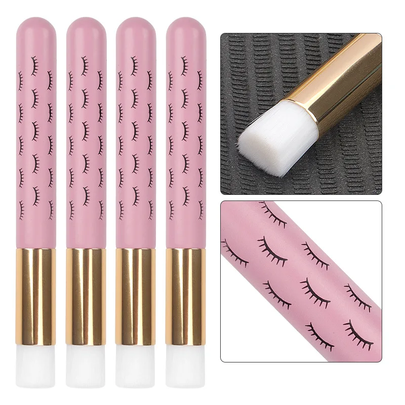 20/50/100pcs Cils Nettoyant Brosse Sourcils Nez Soins De La Peau Microbrosse Maquillage Outil Bouteille Lavage Brosse Propre Pour Extension De Cils