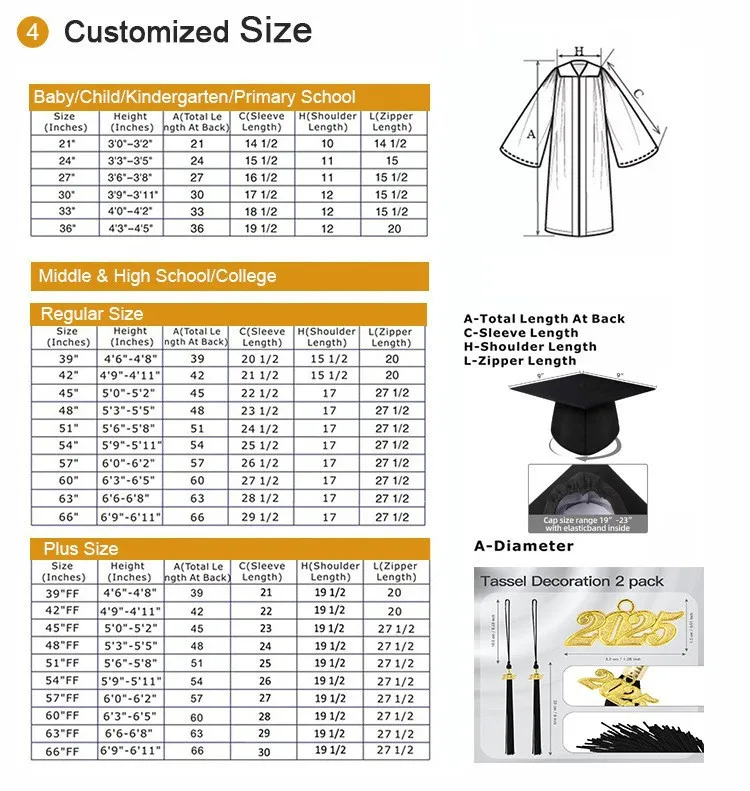 2025, neuer Stil, gewebtes akademisches Kleid im amerikanischen Stil, Abschlusskleidung für Erwachsene, Abschlusskleidung für Universitätsgradzeremonie-Set