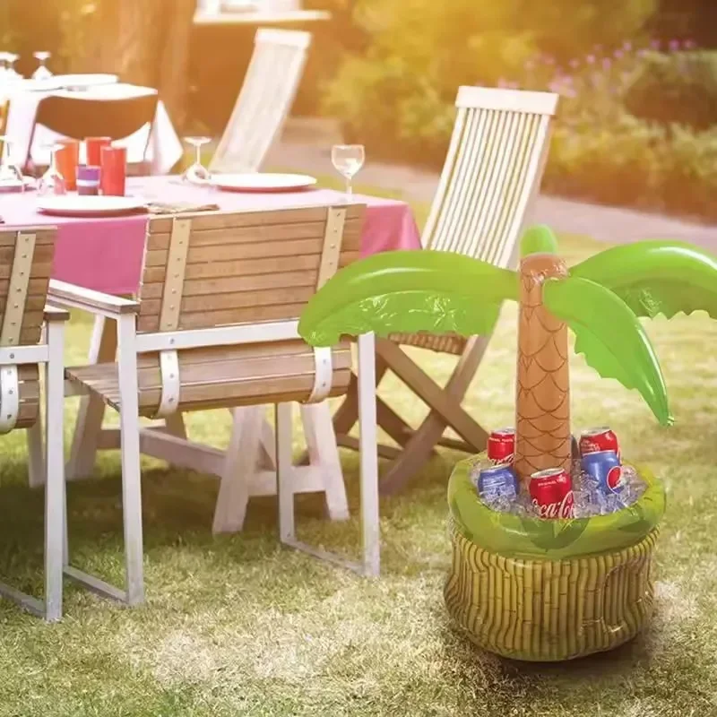 Sommer Strand Pool Party PVC Aufblasbare Palme Eis Eimer Kühler Getränkehalter Kinder Aufblasbare Spielzeug Kaktus Modell