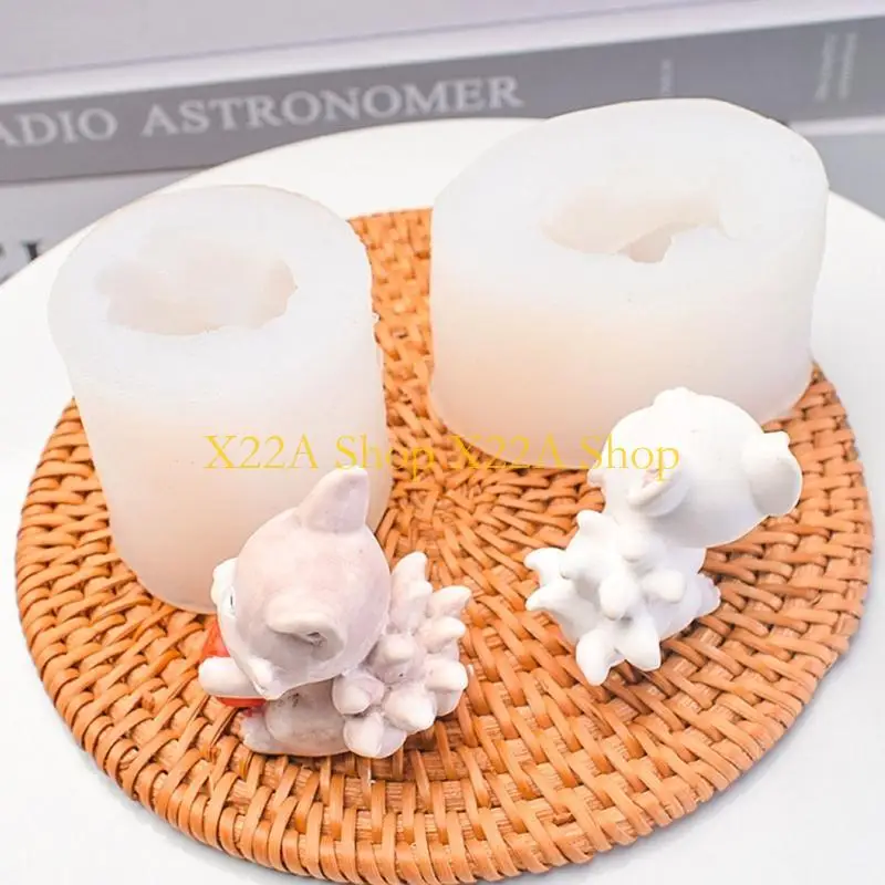 

Уникальная форма для различных праздничных украшений для выпечки, форма для литья, форма для смолы в форме лисы