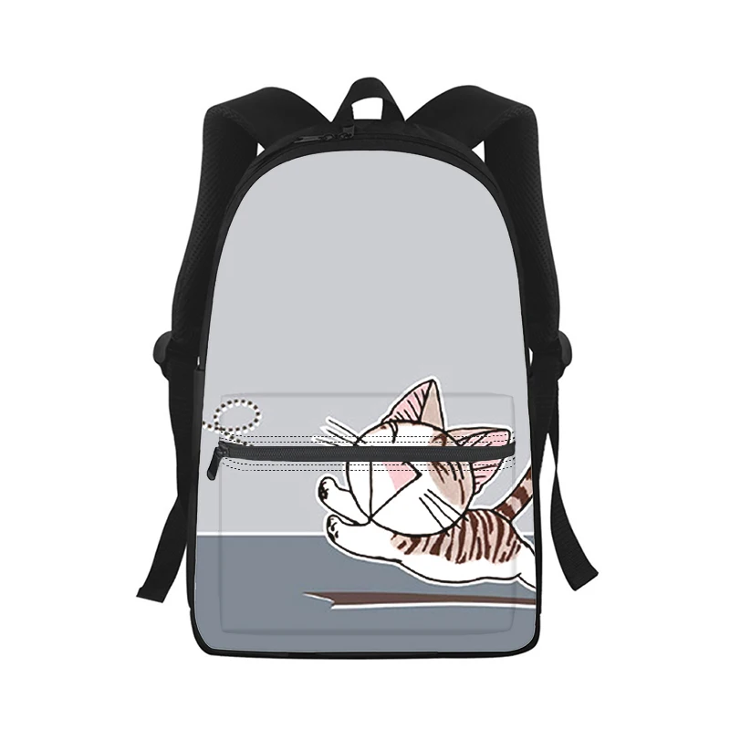 Cartoon Chi Sweet Home Katze Männer Frauen Rucksack 3D Druck Mode Student Schule Tasche Laptop Rucksack Kinder Reise Schulter Tasche