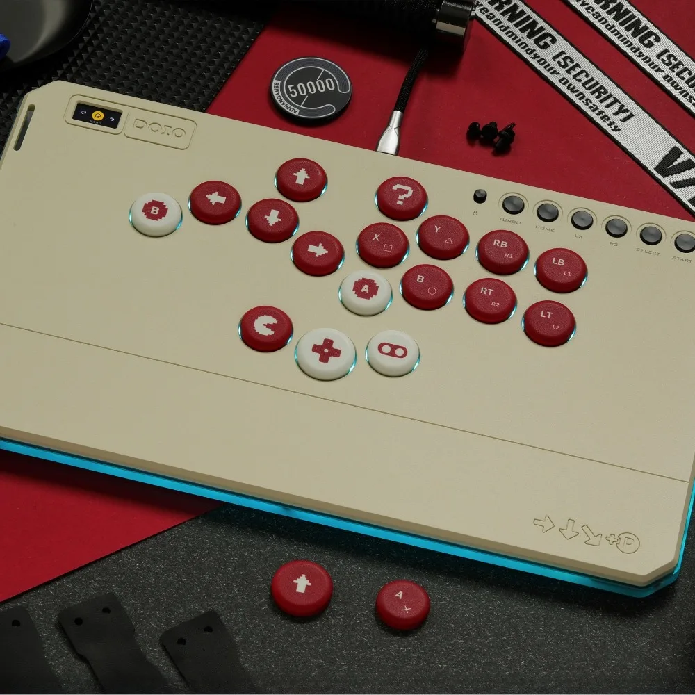 DOIO KBGM-H03-HE HITBOX Magnetic Keyboard Low-Profile 0.05RT Wired