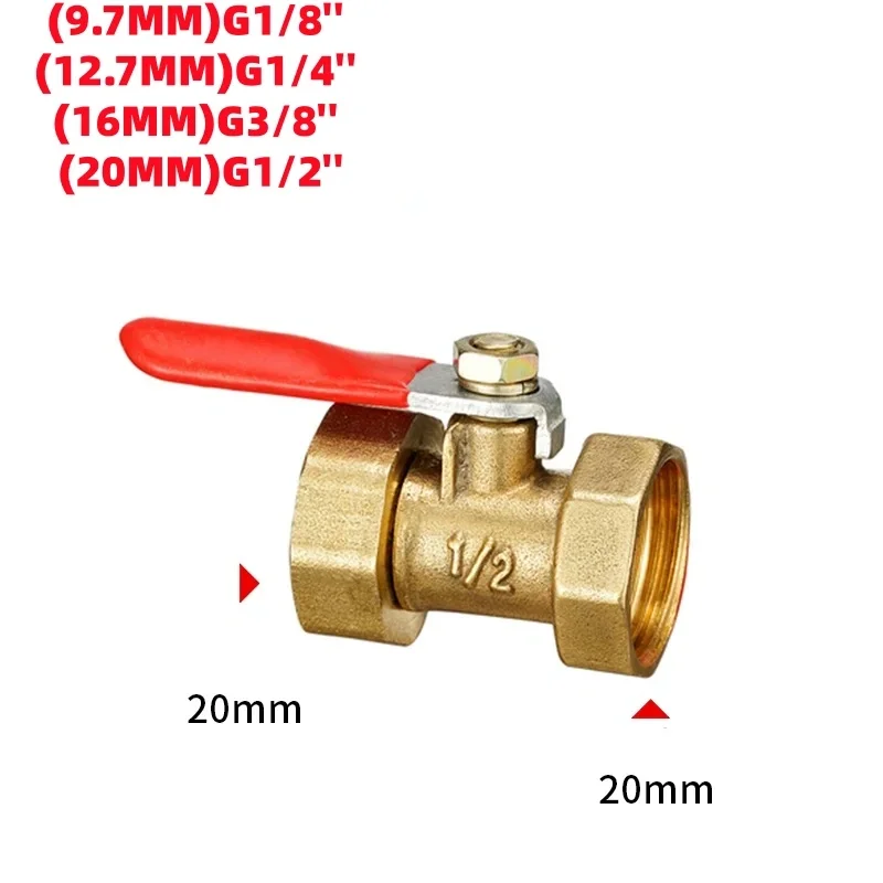 Brass Mini Shut Off Ball Valve 1/8\