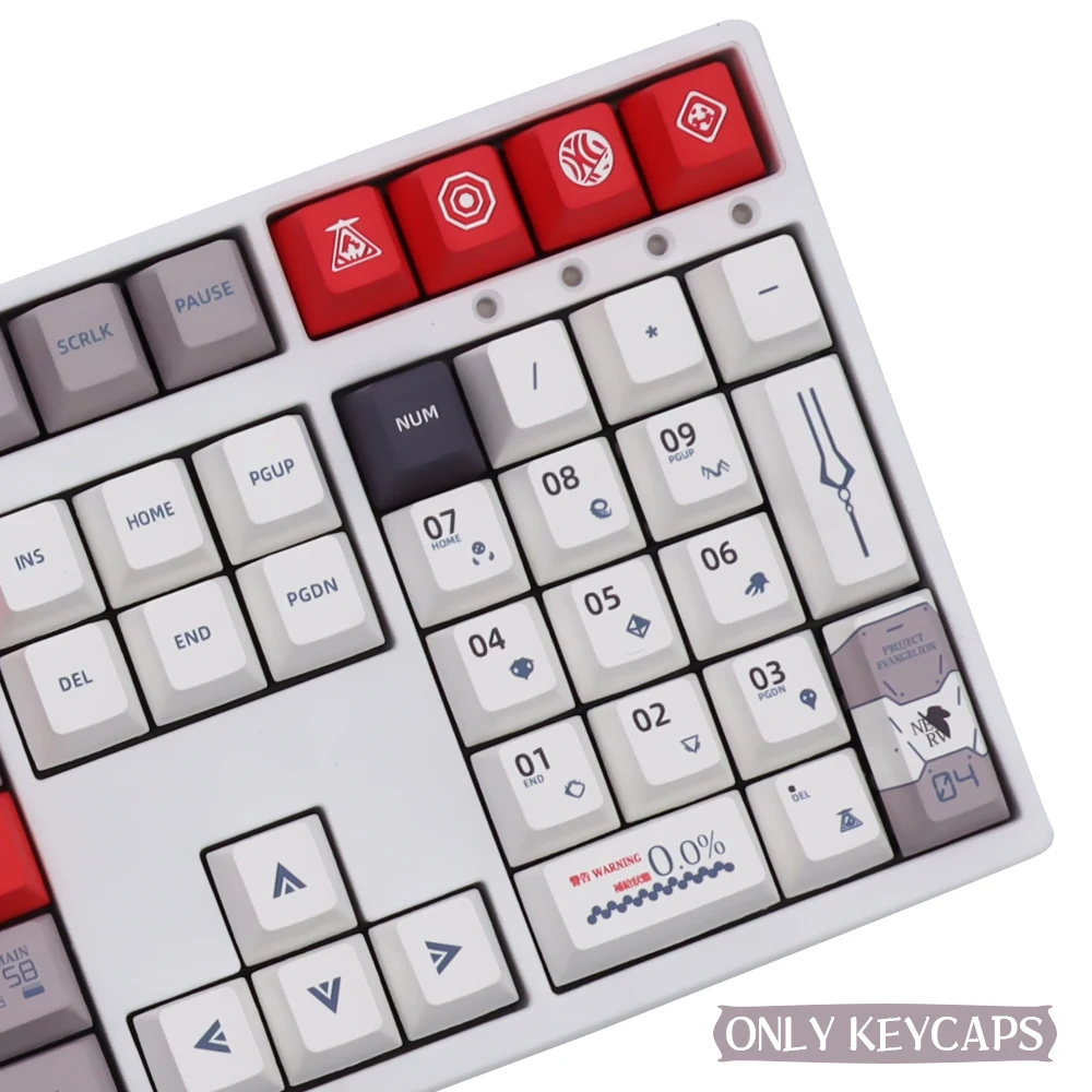 Imagem -05 - Eva Keycaps para Teclado Mecânico Iso Mulher Keycaps Pbt Inglês Francês Alemão Espanhol Abnt Japonês Reino Unido Perfil Cereja 04