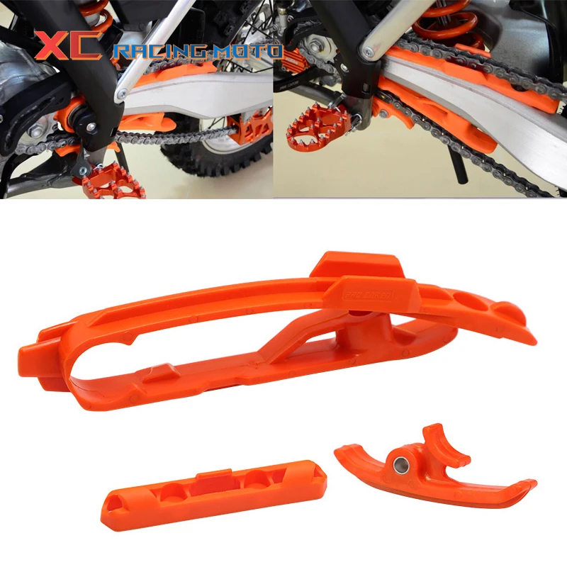 

Motorcycle Chain Guide Slider Swingarm and Brake Hose Clamp For KTM SX SXF XC XCF SMR 125 150 200 250 350 450 525 2011-2020