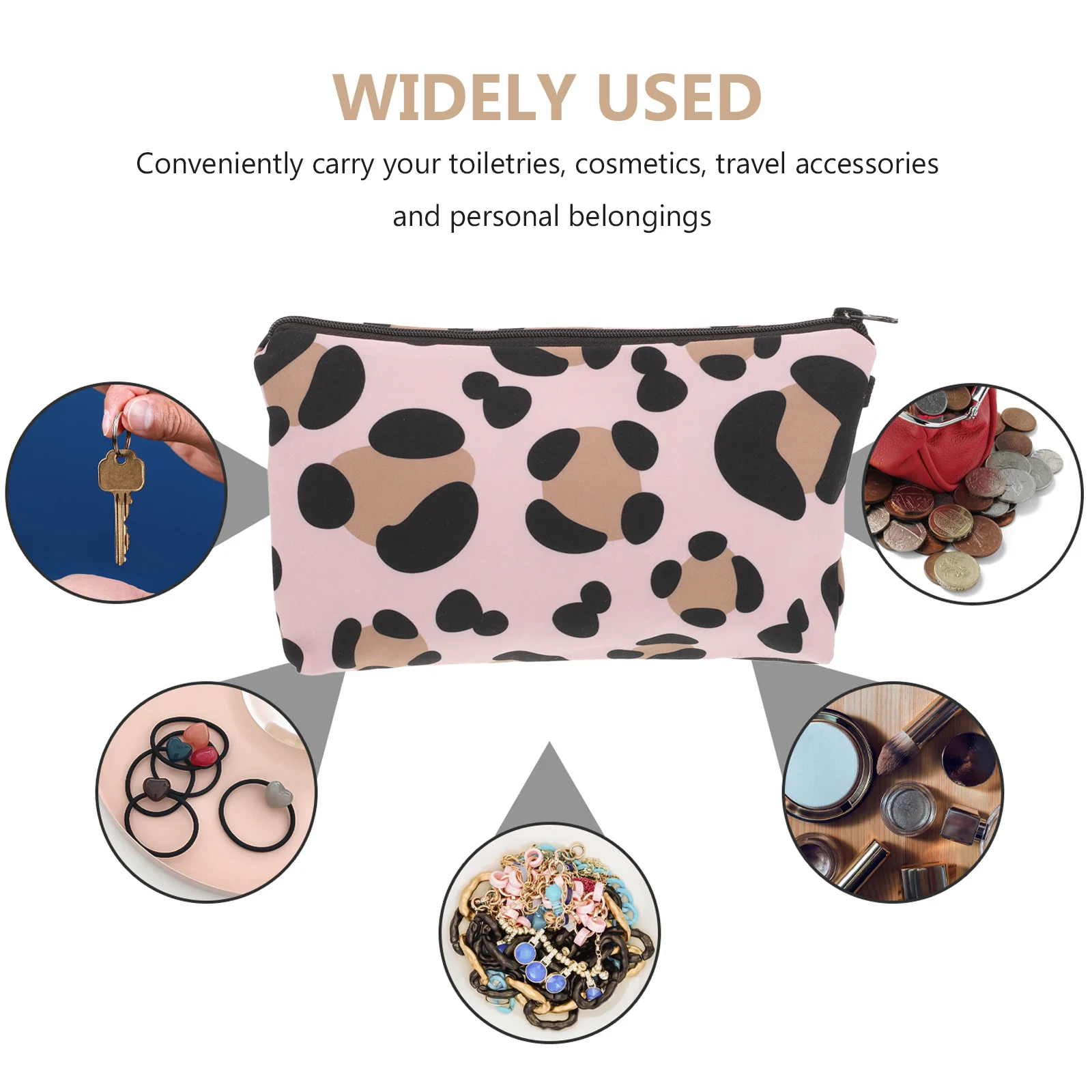 1 قطعة حقيبة مستحضرات تجميل محمولة منظم مقاوم للماء حقيبة مستحضرات التجميل النساء السفر في الهواء الطلق تخزين دائم هدية عملية #3