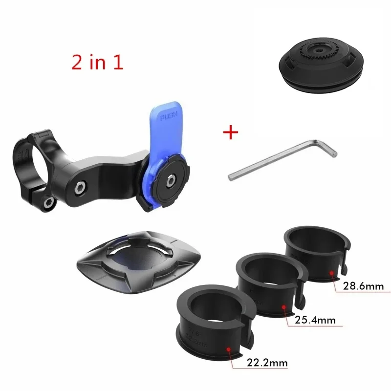 Fietstelefoonhouder Schokbestendig Absorber Absorptiemodule Motorfiets MTB Scooter Fietsstuur Beveiliging Quick Lock Stand